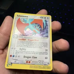 Pokemon TCG Salamence Holo Rare 10/97 EX Dragon 2003 E-Reader NM/LP - Image 4