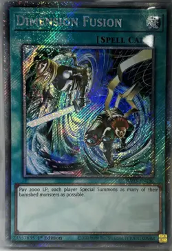 Dimension Fusion - Platinum Secret Rare - RA03-EN136 - Image 1