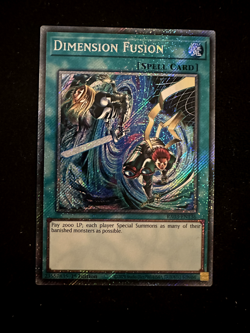 Dimension Fusion RA03-EN136 Prismatic Secret Rare NM - Image 1