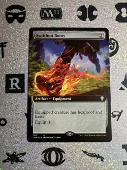 MTG - Swiftfoot Boots (Extended Art) Commander Legends Regular NM - Image 1