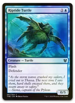 Riptide Turtle #61 (Foil) (NM) Theros Beyond Death THB Magic MTG - Image 1