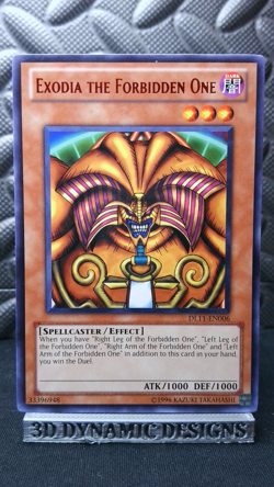 | Yugioh Exodia the Forbidden One DL11-EN006 Rare RED League Promo NM/LP | - Image 1