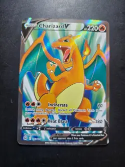 Charizard V (Full Art) 153/172 Brilliant Stars - Pokemon Card - NM - Image 1