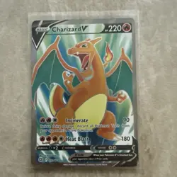 Charizard V (Full Art) - 153/172 - Brilliant Stars - POKEMON TCG - NM Condition - Image 1