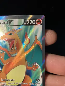Pokemon TCG Charizard v Full Art 153/172 Brilliant Stars Ultra Rare NM - Image 2