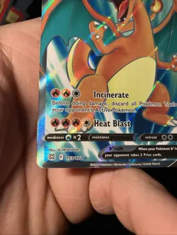 Pokemon TCG Charizard v Full Art 153/172 Brilliant Stars Ultra Rare NM - Image 5