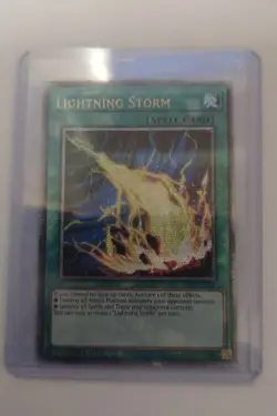 Lightning Storm (Quarter Century Secret Rare) RA01-EN061 Yu-Gi-Oh NM/M - Image 1