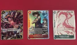 ONE PIECE Monkey D. Luffy Card lot - Image 1