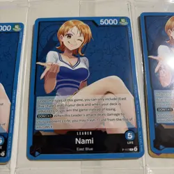 3 Lot One Piece Promos Nami P-117 Go All The Way To The Top! OP13 Promo Sealed - Image 3