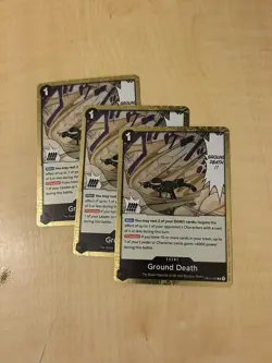 Ground Death Rare (x3) OP14-096 Playset English One Piece TCG - Image 1