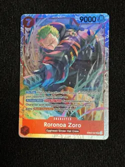 Roronoa Zoro EB04-007 SR [Foil] TCG One Piece - Image 1