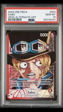 PSA 10 One Piece Leader Set Jinbe Marco Sanji Sabo Ace - Image 3