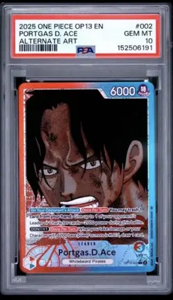 PSA 10 One Piece Leader Set Jinbe Marco Sanji Sabo Ace - Image 4