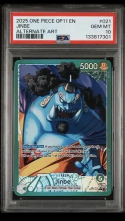 PSA 10 One Piece Leader Set Jinbe Marco Sanji Sabo Ace - Image 5