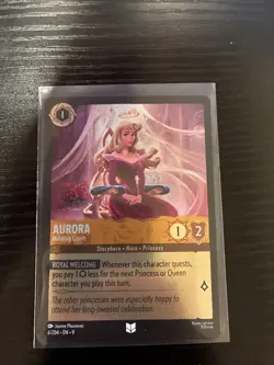 Disney Lorcana Cold Foil - Aurora - Holding Court 6/204 - Fabled (9) - Image 1