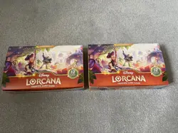 2 X Disney Lorcana TCG Wilds Unknown Booster Box New And UNSEALED. 48packs - Image 1