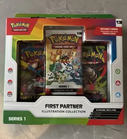 Pokemon TCG First Partner Illustration Collection Series 1 Box 3 Cards 2026 - Image 1