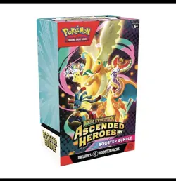 Sealed Pokemon TCG: Mega Evolution Ascended Heroes Booster Bundle (6 Packs) - Image 1