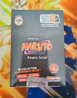 Naruto Mythos TCG First 1st Edition Booster Box Konoha Shido New Sealed - Image 4