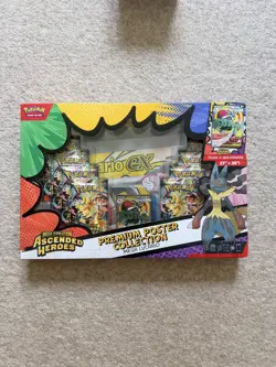 Pokemon TCG Ascended Heroes Premium Poster Collection Mega Lucario Sealed - Image 1
