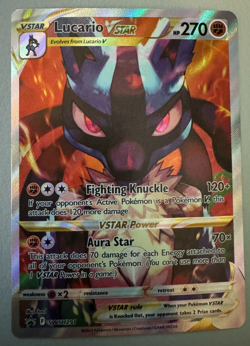 Lucario VSTAR SWSH291 SWSH: Sword & Shield Promo Cards Holo NM - Image 1