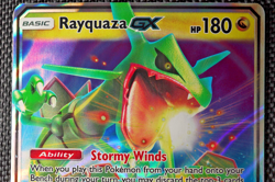 2018 Rayquaza GX 109/168 Celestial Storm S&M Pokemon TCG Trading Card Game - Image 3
