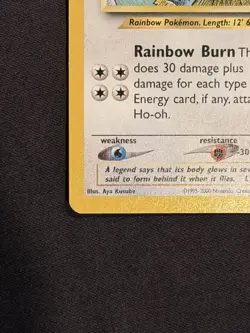 Ho-oh 18/64 Non Holo Rare Neo Revelation 2001 Pokemon TCG WoTC - Image 2