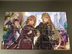 WVICM Duel Playmat Exosister Girls TCG CCG Trading Card Game Mat Mouse Pad - Image 1