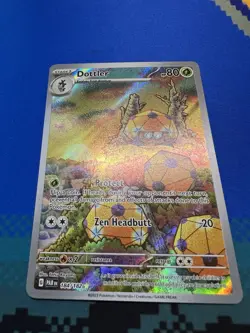 Pokemon TCG Dottler Paradox Rift 184/182 Holo Illustration Rare Card - Image 1