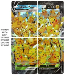 Pikachu V-Union Set of 4 Card(s) Sword & Shield #SWSH139 140 141 142 ☆NM-MINT☆ - Image 1