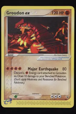 Groudon EX - 2 - Promo - Pokemon Card - Lightly Played - Image 1