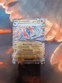 Pokemon TCG Greninja ex (106/167) Twilight Masquerade Metal Card NM - Image 1