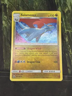 Pokemon Celestial Storm Salamence Cosmos Holo Rare Card 106/168 NM - Image 1