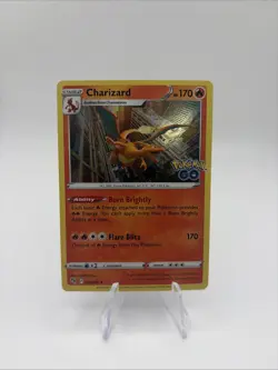 Pokemon TCG Charizard Pokemon Go 010/078 Holo Rare Card - Image 1