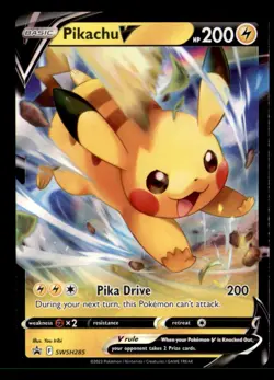 SWSH: Sword & Shield Promo Cards #SWSH285 Pikachu V - Image 1