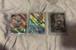 Hololive Ayakashi Vermillion Kazama Iroha 3 card lot includes Iroha SEC - Image 1