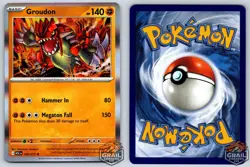 Groudon 108/217 Ascended Heroes Near Mint Holo Pokemon Card - Image 3