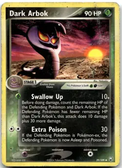 Dark Arbok 29/109 Team Rocket Returns Pokemon Card HP - Image 1
