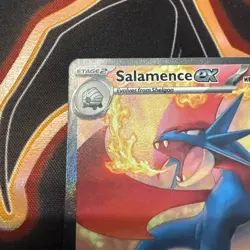 Salamence EX Pokemon Card Wide Blast Dragon Impact HP320 127/124 - Image 2