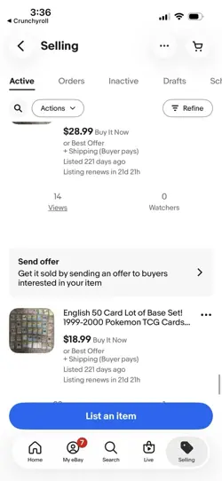 8 Card Lots Listed On My Page Pokemon Vintage - Image 1