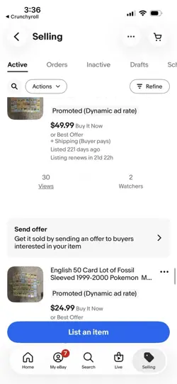 8 Card Lots Listed On My Page Pokemon Vintage - Image 3