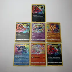Lot of 7 Pokemon Amazing Rare Cards Zacian Kyogre Reshiram Yveltal Zamazenta VG - Image 1