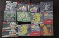 Pokemon Sealed Lots Paldean Fates Elite Trainer Box Obsidian Flames New - Image 1