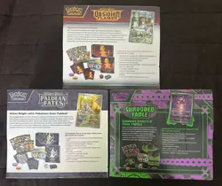 Pokemon Sealed Lots Paldean Fates Elite Trainer Box Obsidian Flames New - Image 5