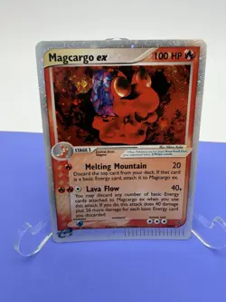 Pokemon Card 2003 TCG Magcargo ex 95/97 Dragon EX Holo Ultra Rare English - Image 2