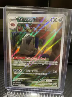 Pokemon TCG Mabosstiff Illustration Rare Card 218/198 NM - Image 1
