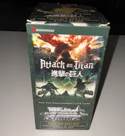Weiss Schwartz Attack On Titan Cards English Edition Bundle *Opened* - Image 5
