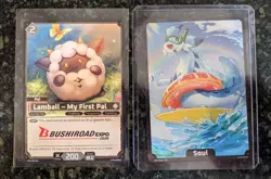 Anime Expo 2026 Palworld TCG Soul FOIL Promo Card English and Lamball - Image 1