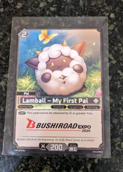 Anime Expo 2026 Palworld TCG Soul FOIL Promo Card English and Lamball - Image 2