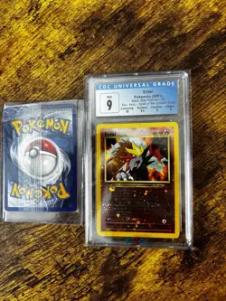Sealed Wotc Entei black star Promo Pokemon Card 34 Reverse Holo Mint Condition - Image 1